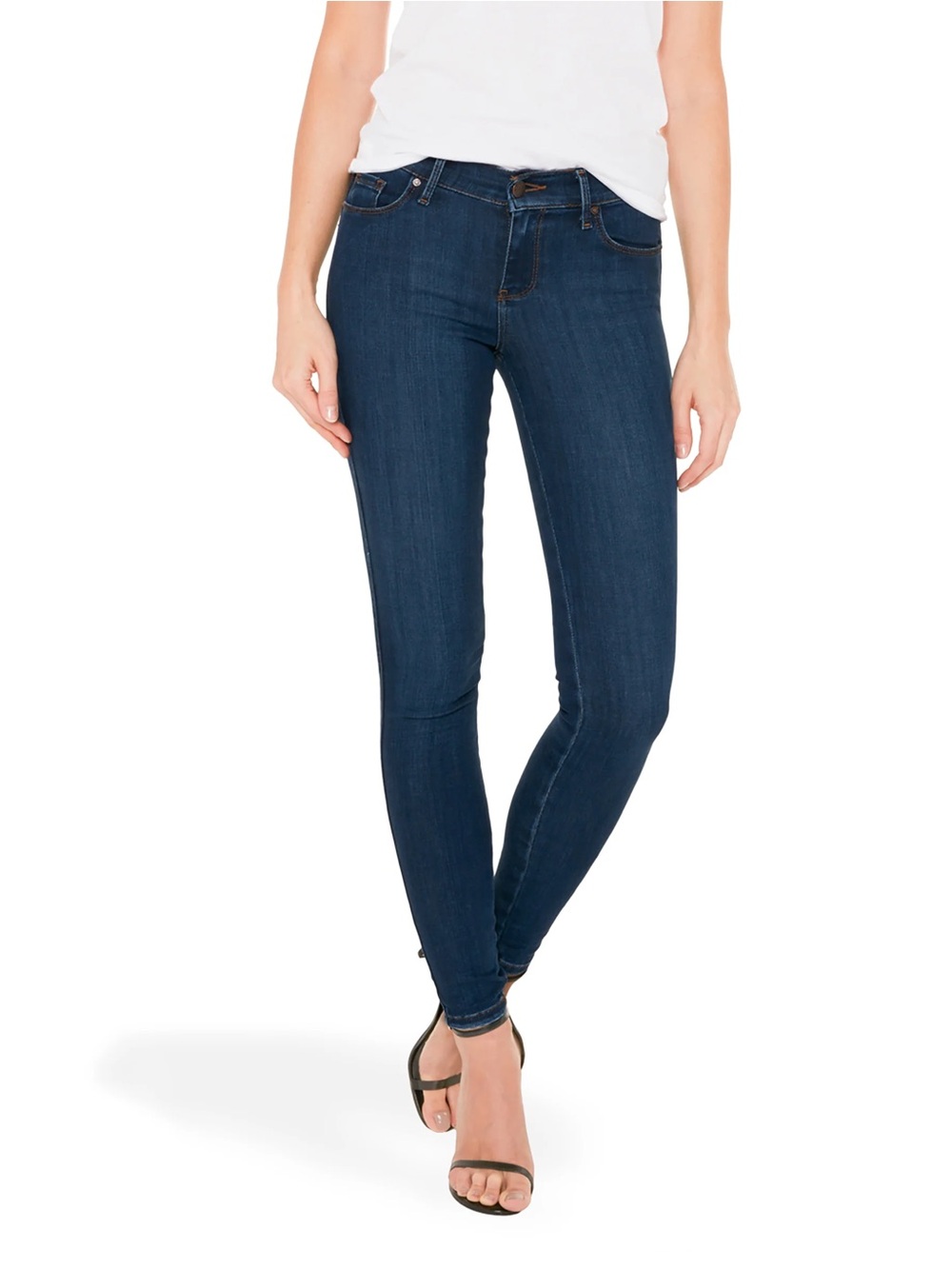 Women’s Jane Mid-Rise Skinny Jeans in Medium Blue